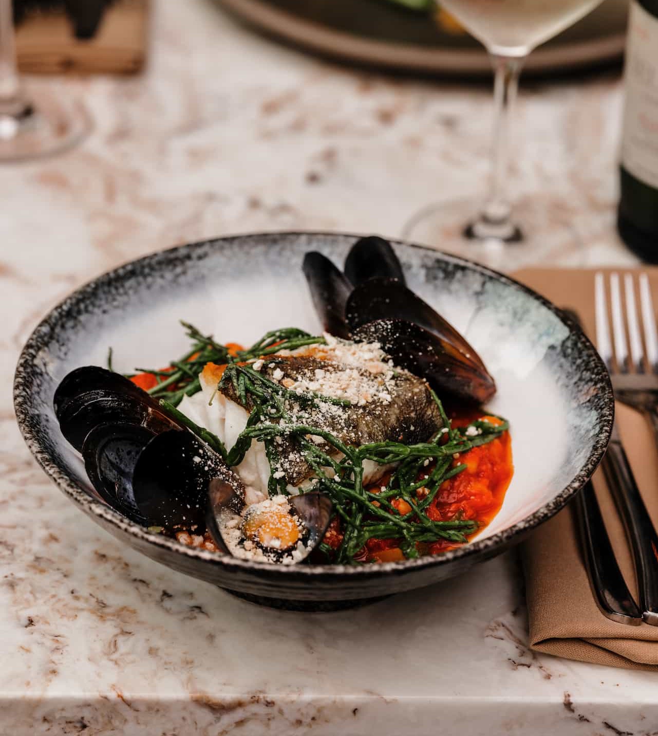 Muscles Seafood Dish