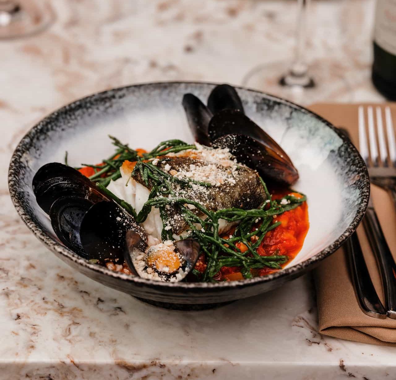 Muscles Seafood Dish